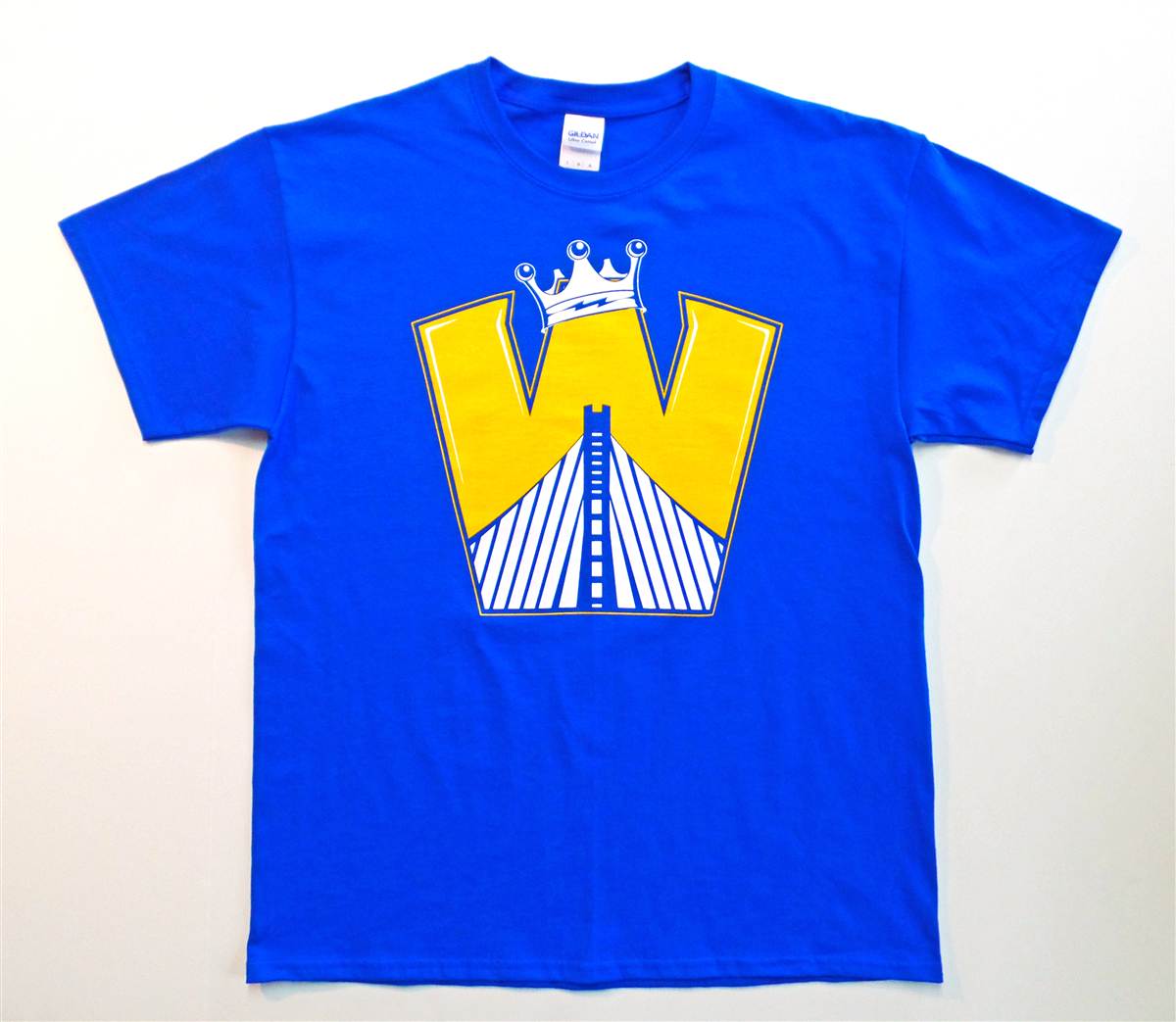 Golden State Warriors Crown W Logo T-Shirt - Image 2