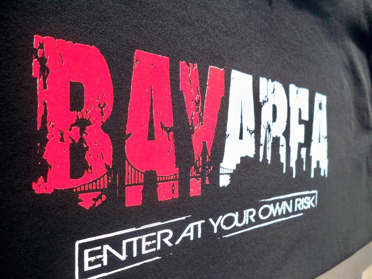 BAY AREA Enter At Your Own Risk T-Shirt